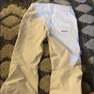 Roxy snowboarding pants.